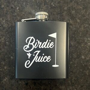 Birdie Juice Black Flask brand new